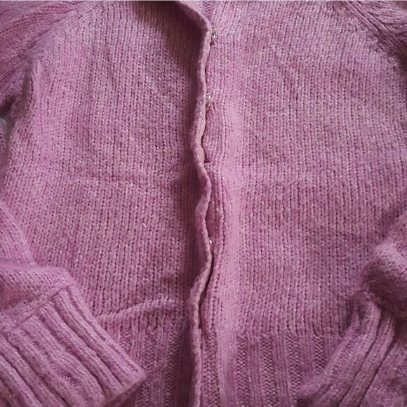 TOPSHOP snap down hooded sweater jacket - Picture 4 of 5